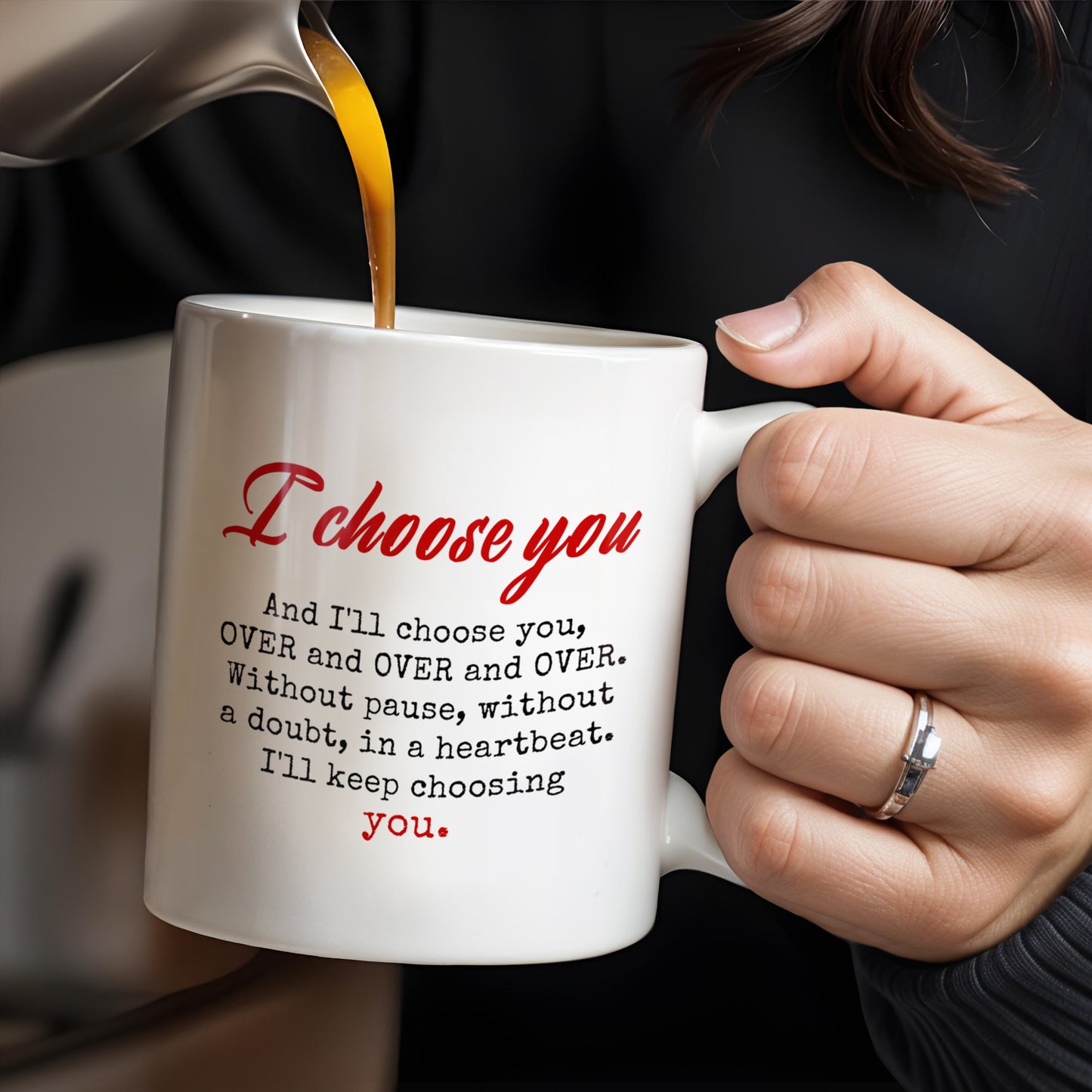 I Choose You Over and Over, Elderly Couple Design