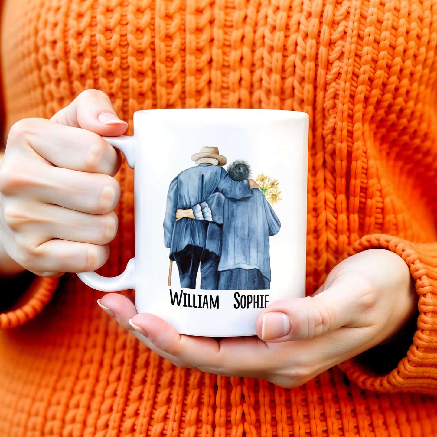 I Choose You Over and Over, Elderly Couple Design