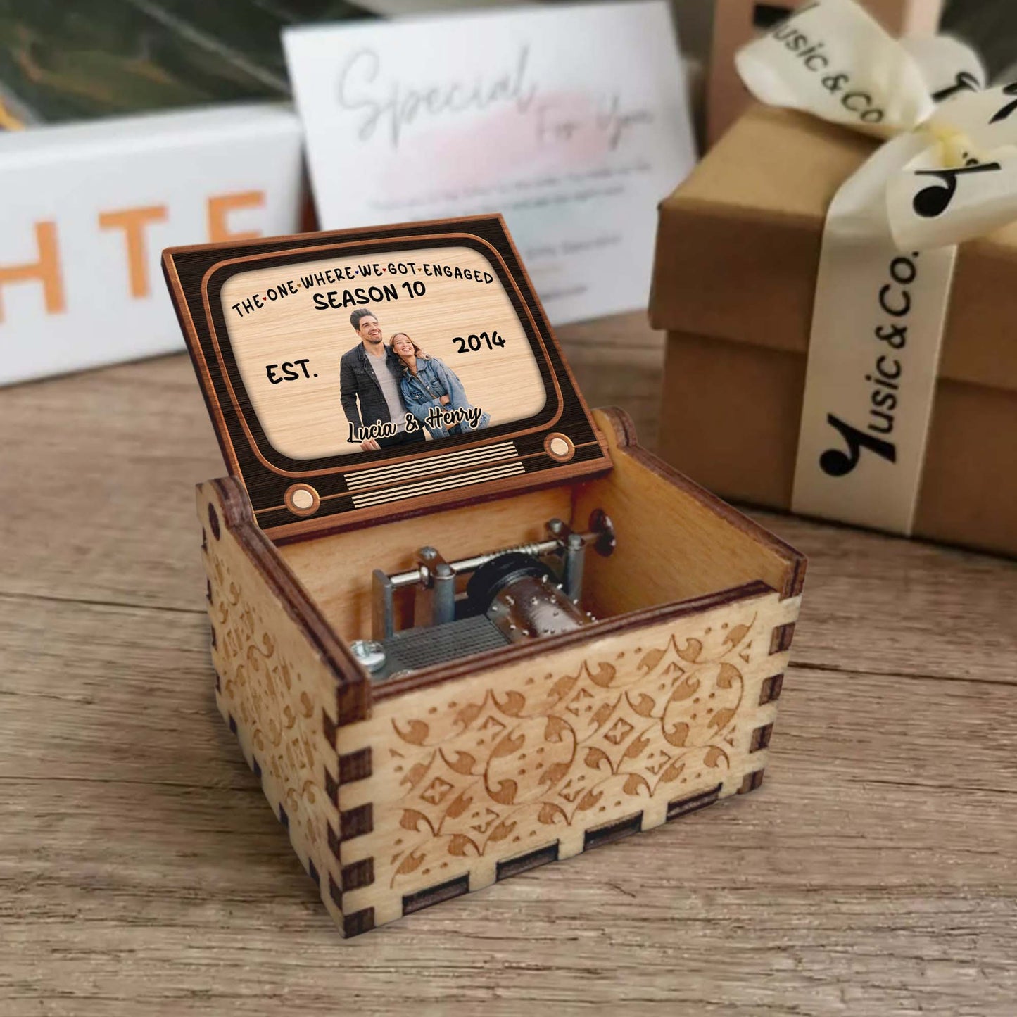 The One Where We Got Engaged TV Design For Couples