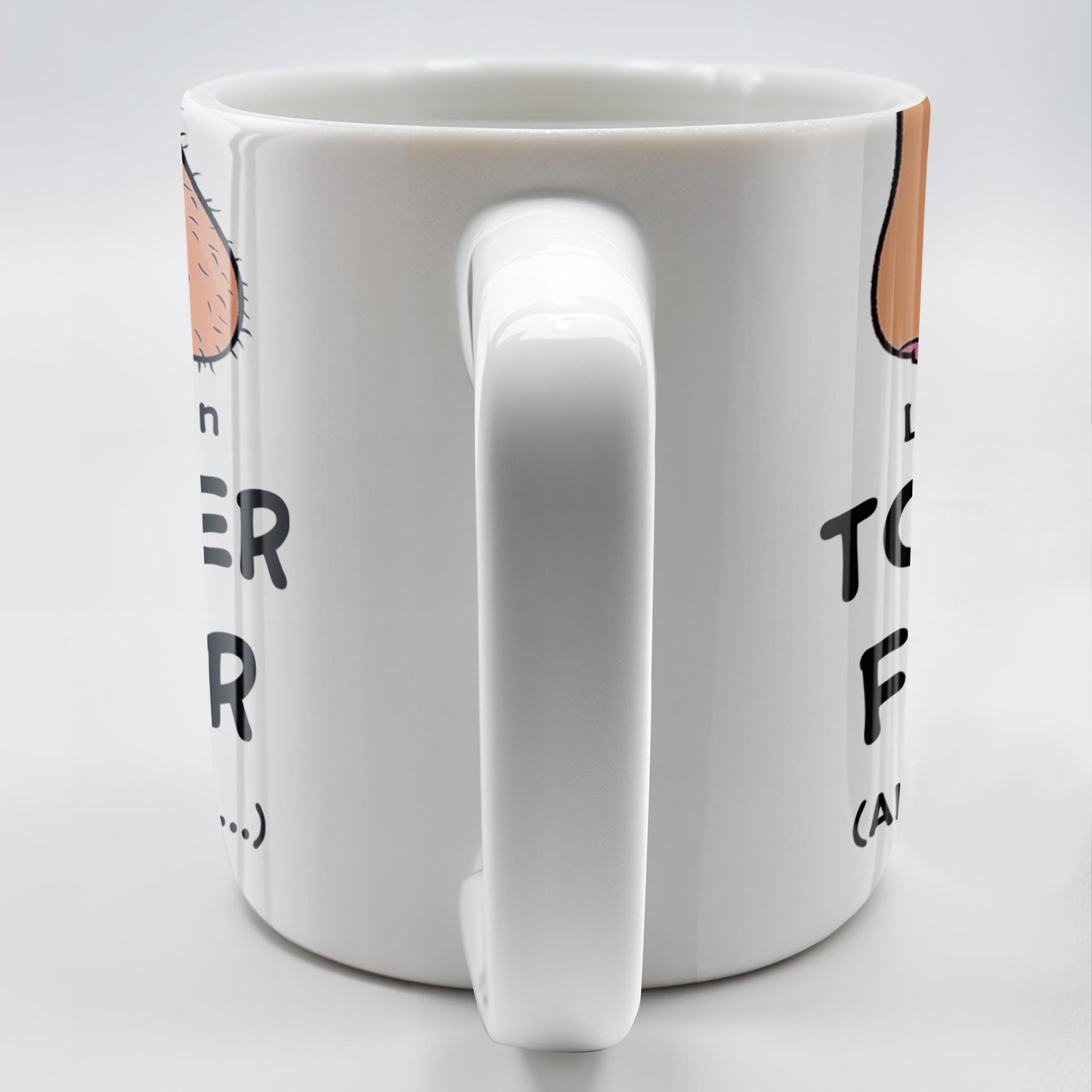 Together Forever Customizable Mug With Cute Feet Design