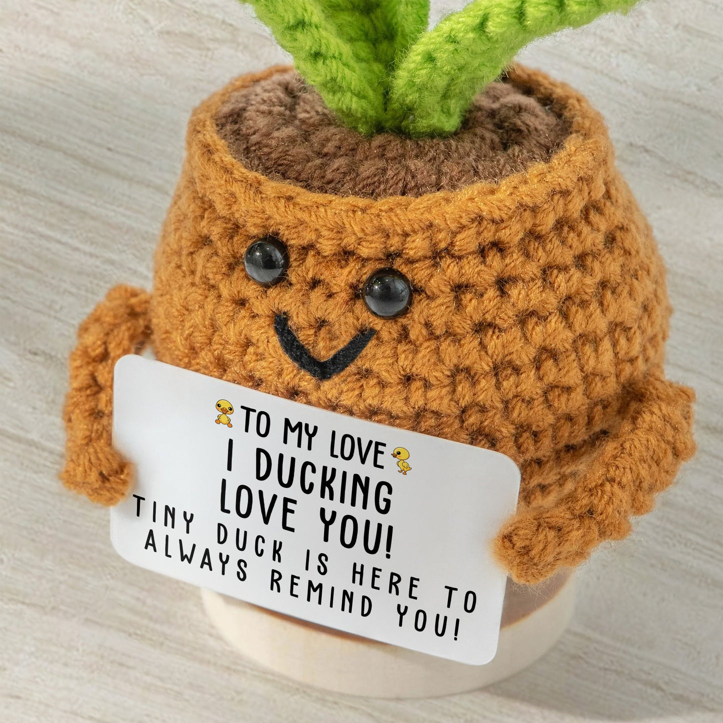 To My Love, I Ducking Love You With Duck And Sunflower