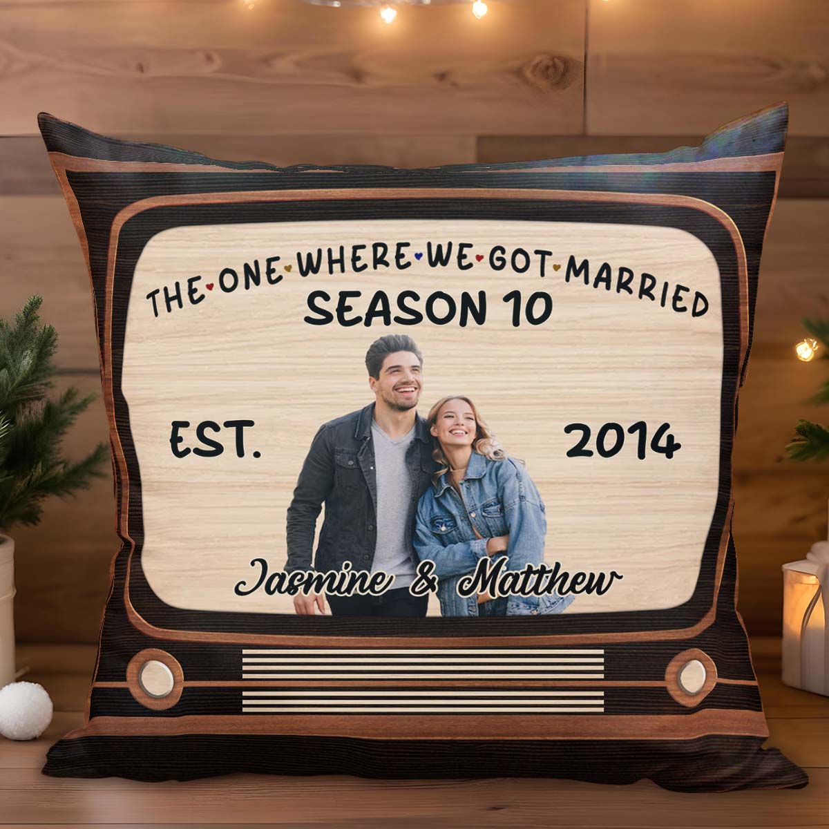 Celebration Of Love Season 10 Established Couple's Pillow