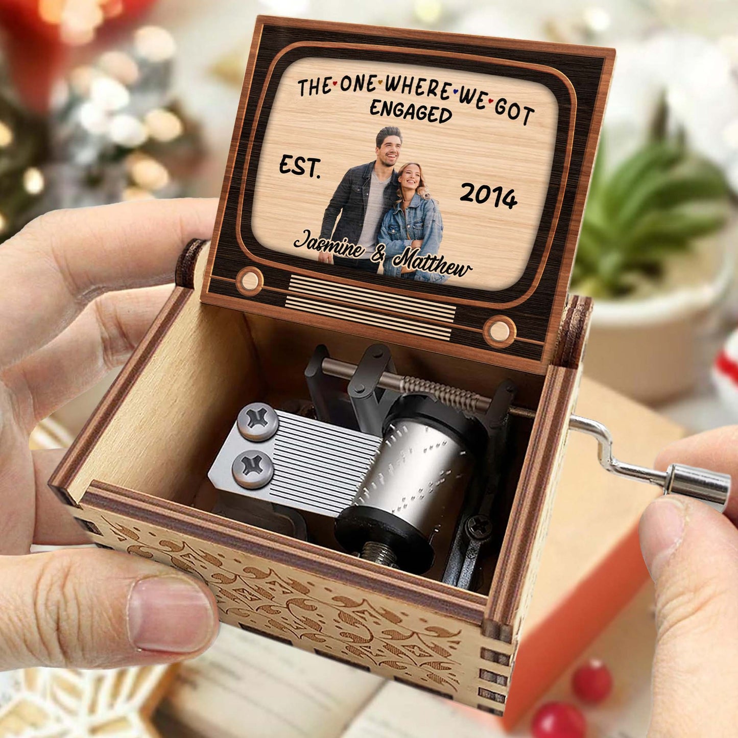 The One Where We Got Engaged Vintage Cassette Design