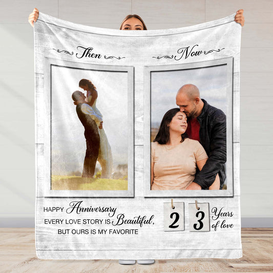 Every Love Story Is Beautiful Custom Throw Blanket