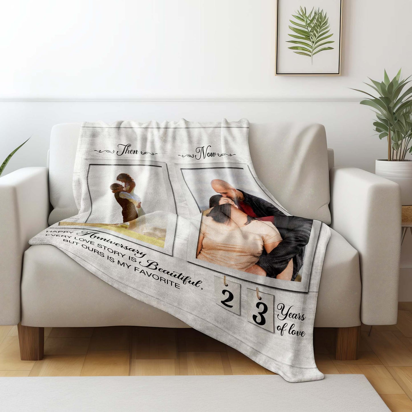 Every Love Story Is Beautiful Custom Throw Blanket
