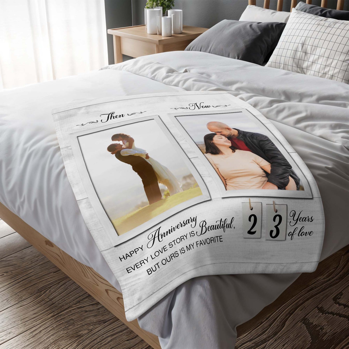 Every Love Story Is Beautiful Custom Throw Blanket