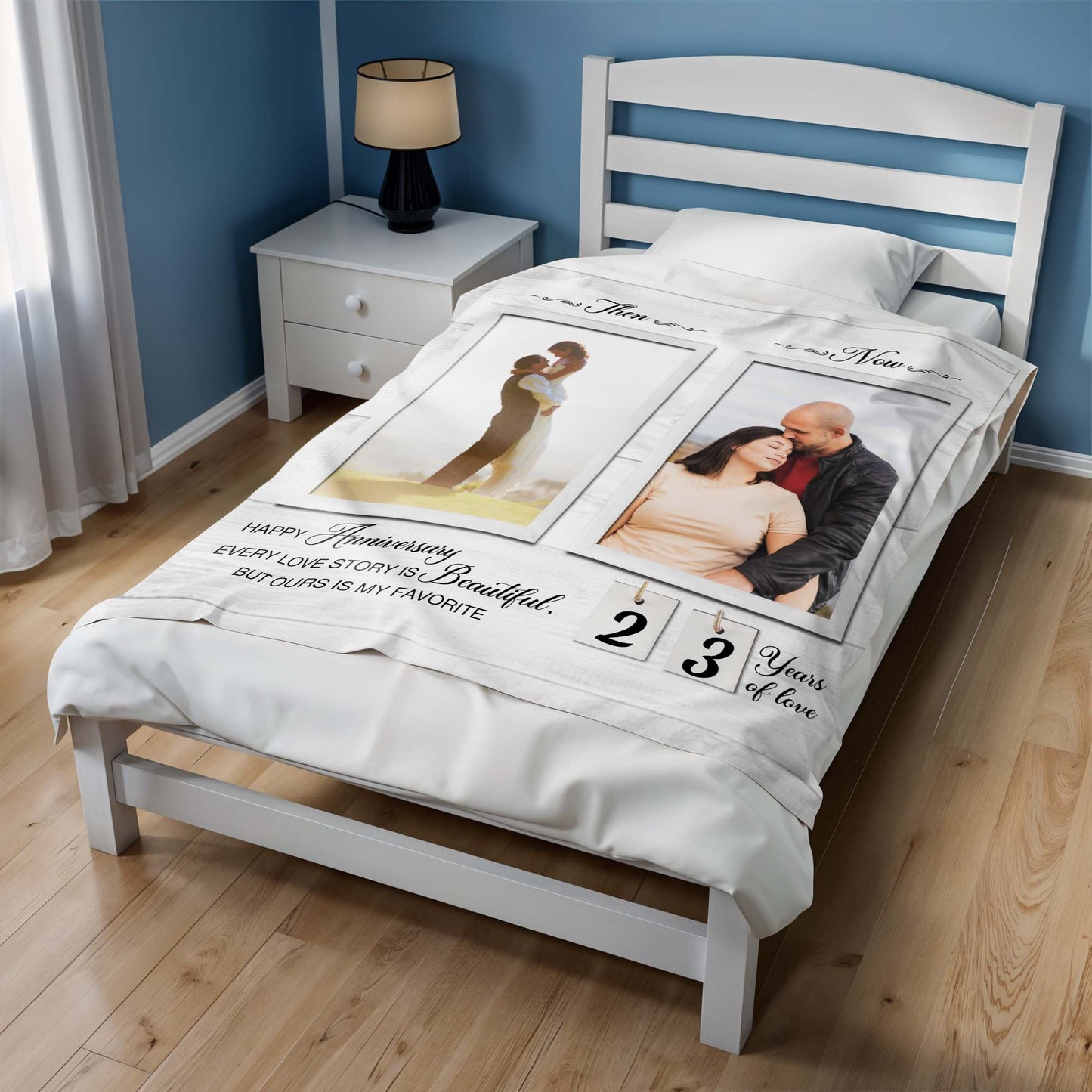 Every Love Story Is Beautiful Custom Throw Blanket