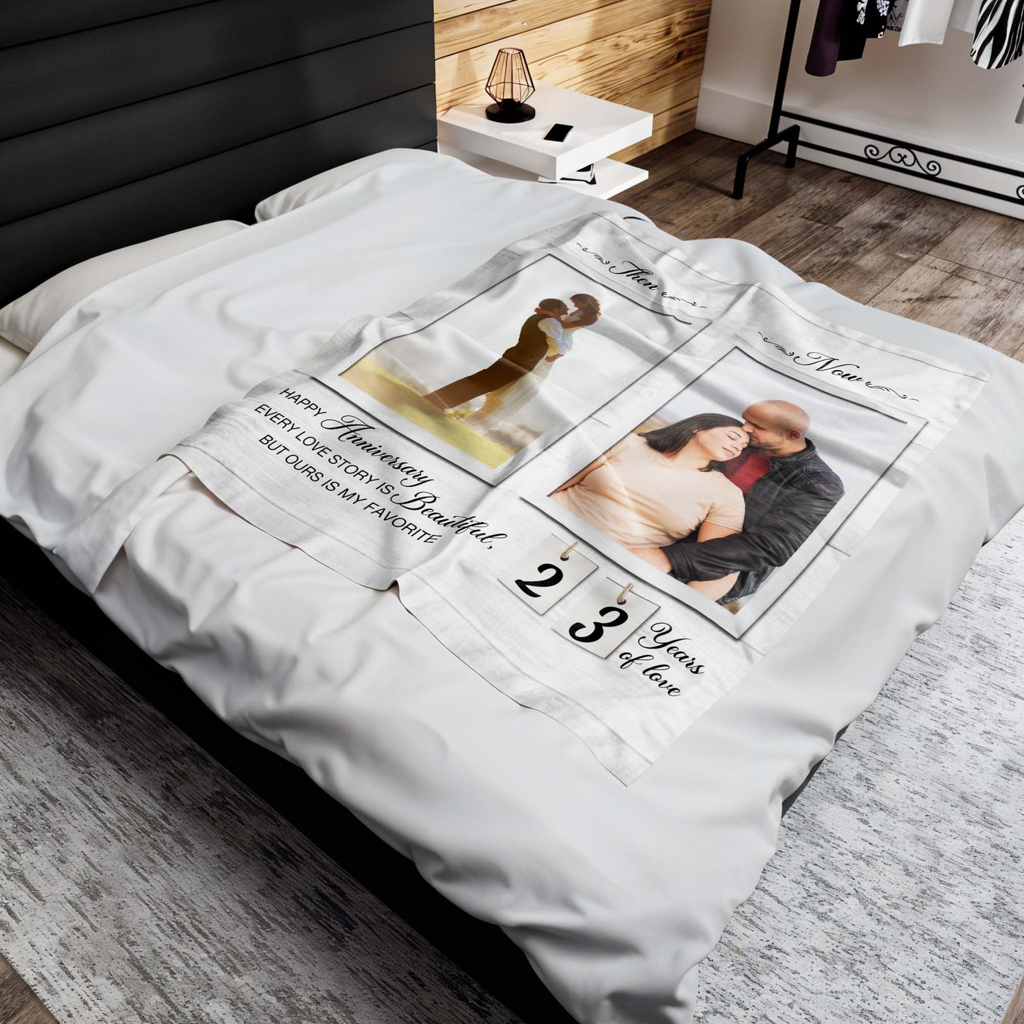 Every Love Story Is Beautiful Custom Throw Blanket