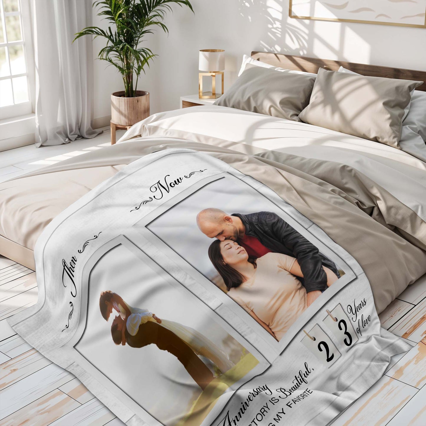Every Love Story Is Beautiful Custom Throw Blanket