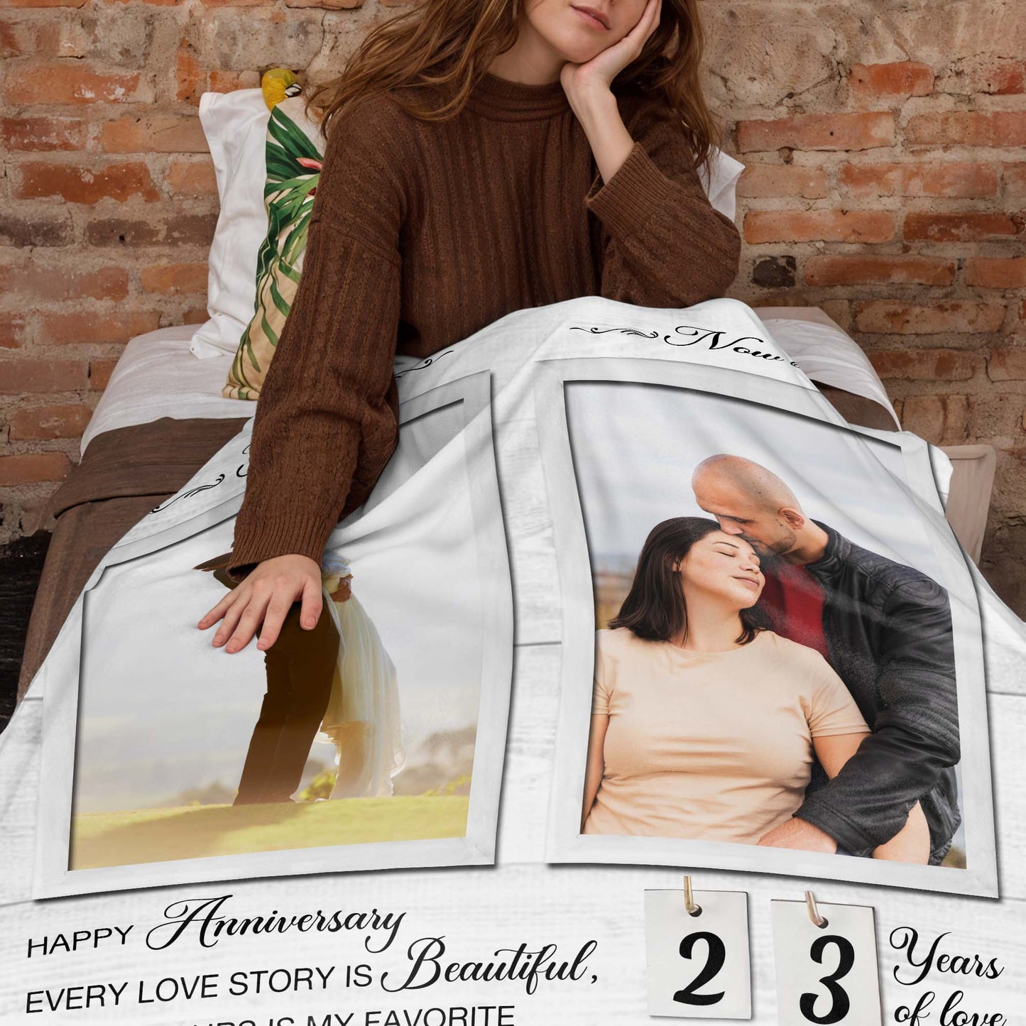 Every Love Story Is Beautiful Custom Throw Blanket
