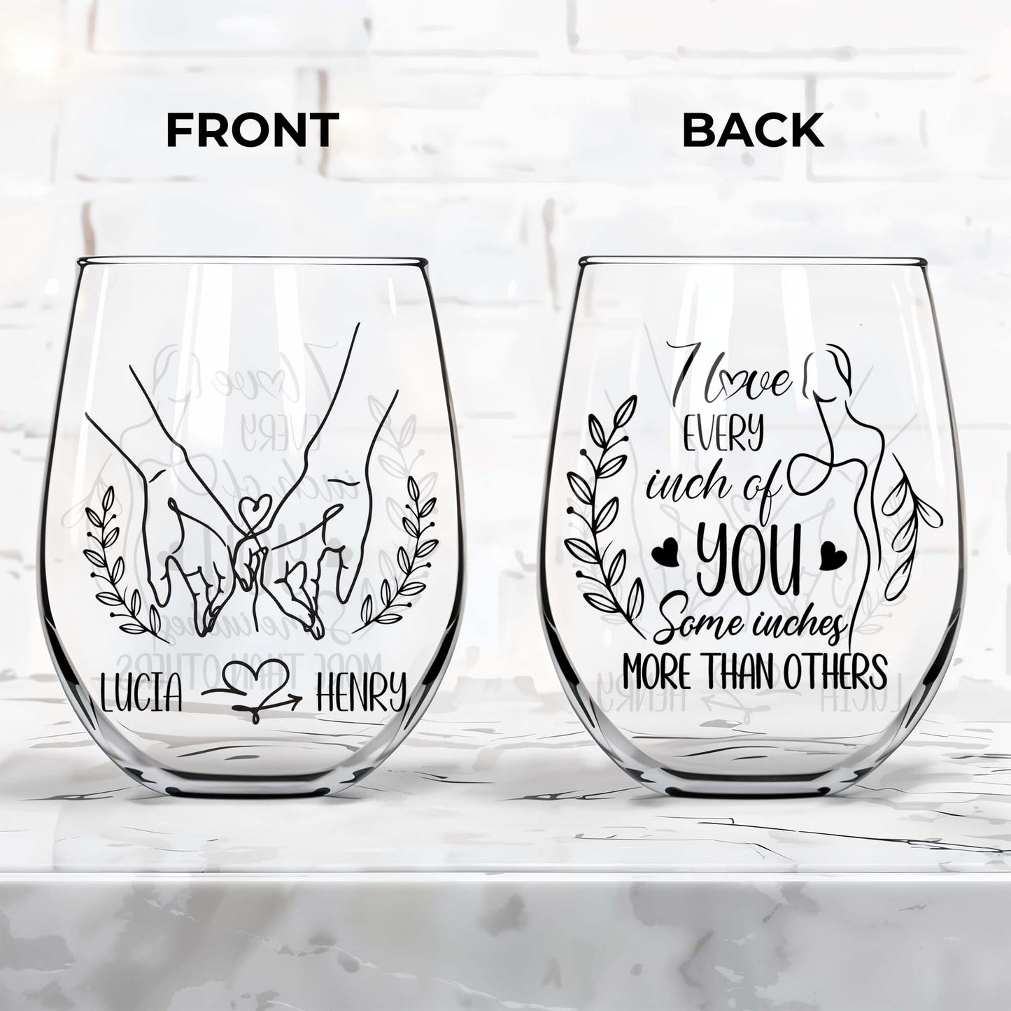 I Love Every Inch Of You, Unique Romantic Gift