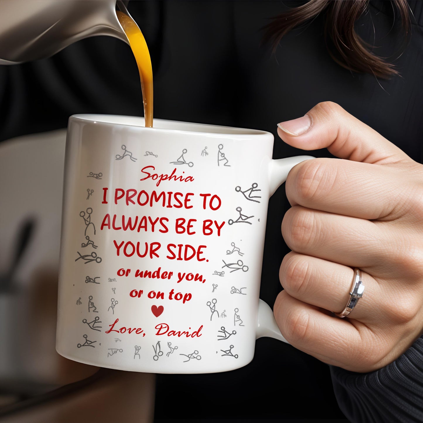 I Promise To Always Be By Your Side, Stick Figure Design