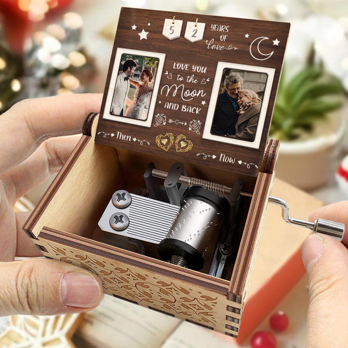 Love You To The Moon And Back Romantic Music Box