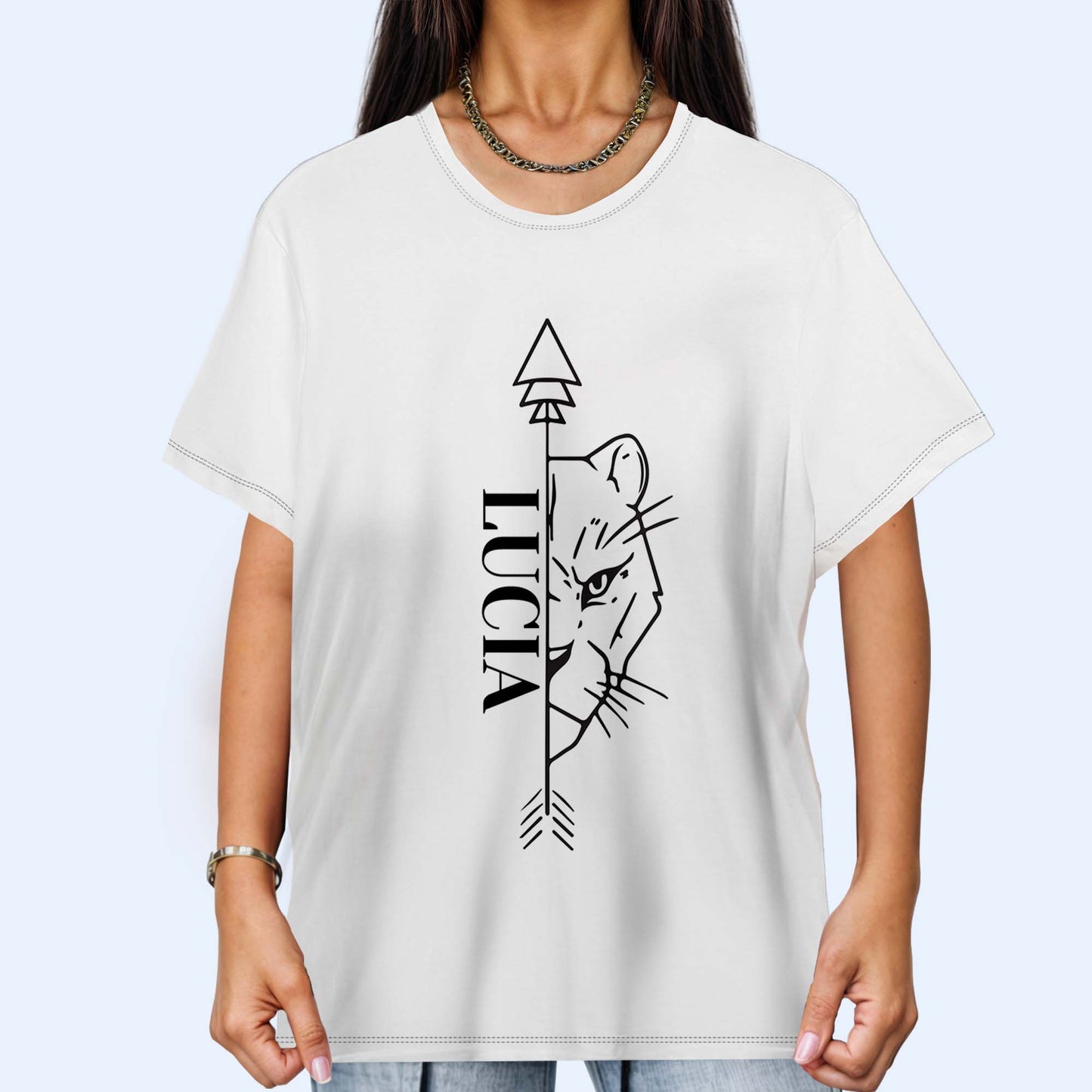 Unleash Your Inner Strength Lion And Arrow Print