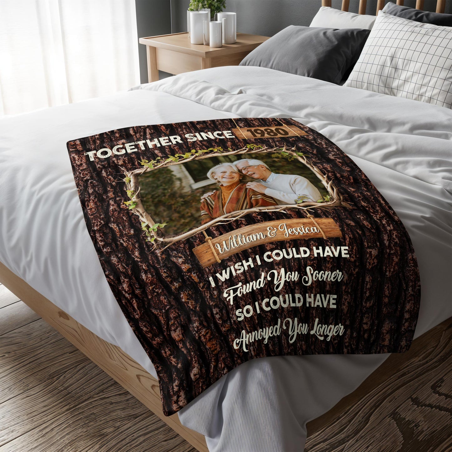 Annoyed You Longer Together Since Sign Board Tree Bark Design