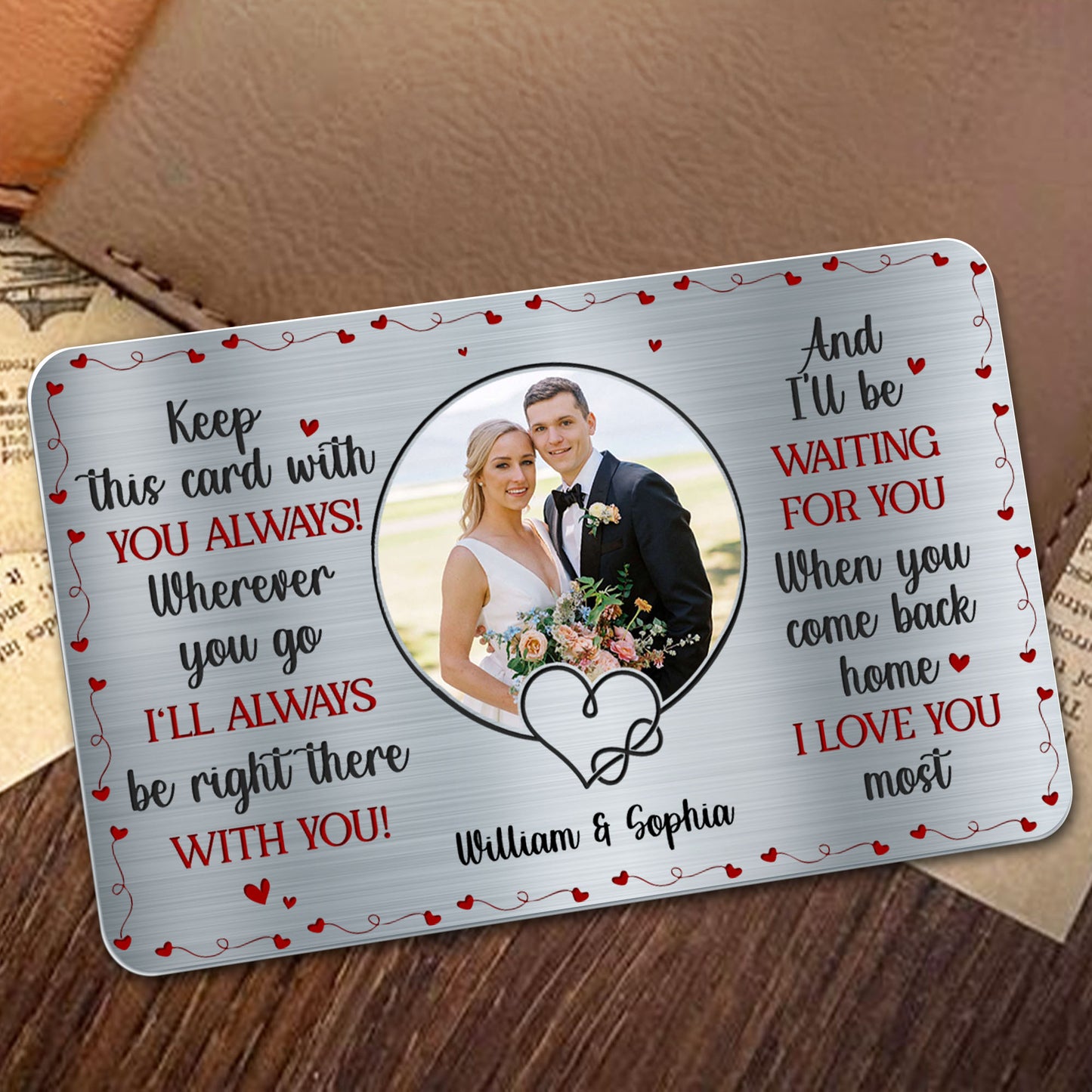 Keep This Card Always, Waiting For You Love Note