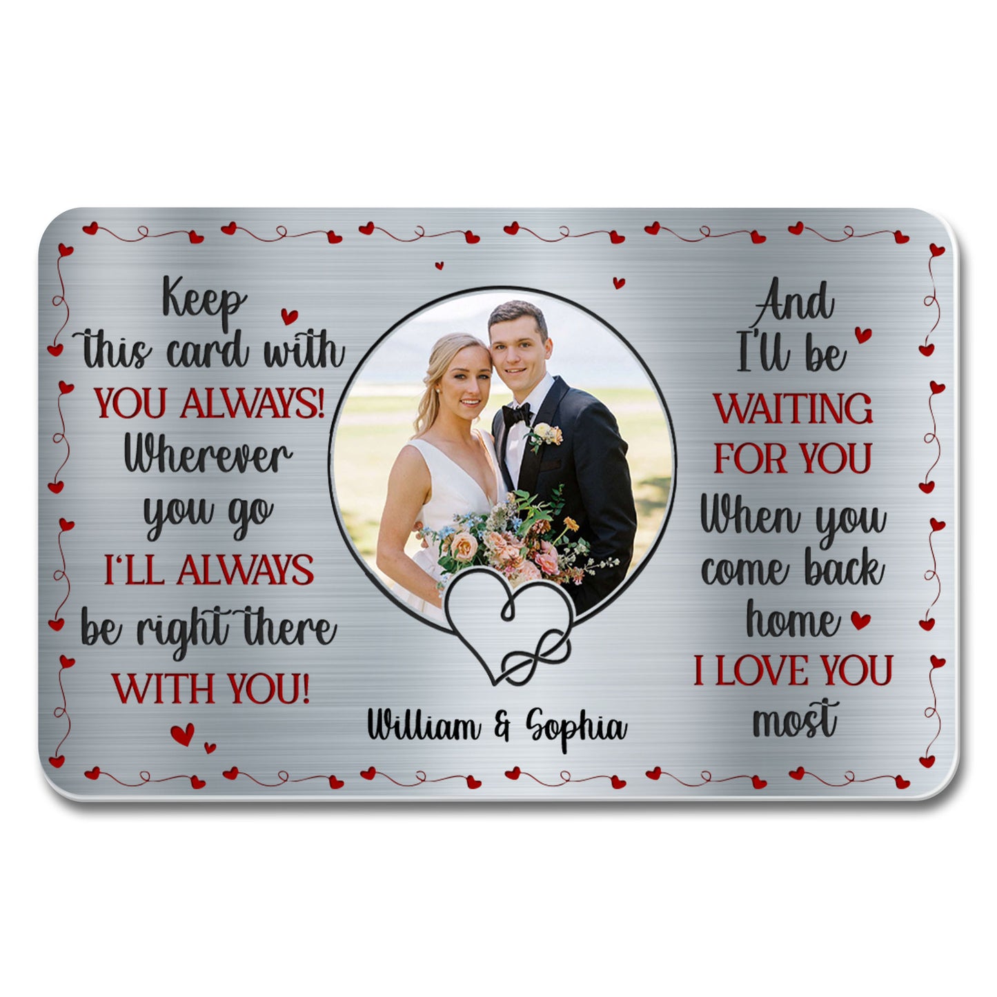 Keep This Card Always, Waiting For You Love Note