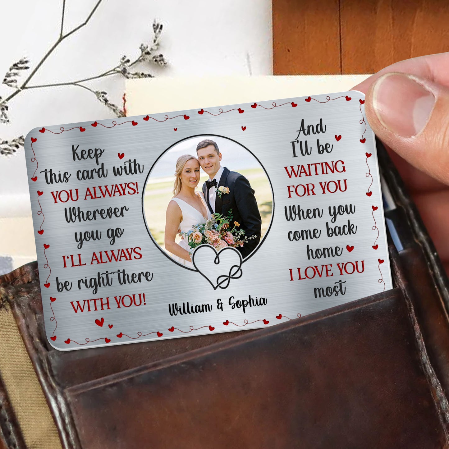 Keep This Card Always, Waiting For You Love Note