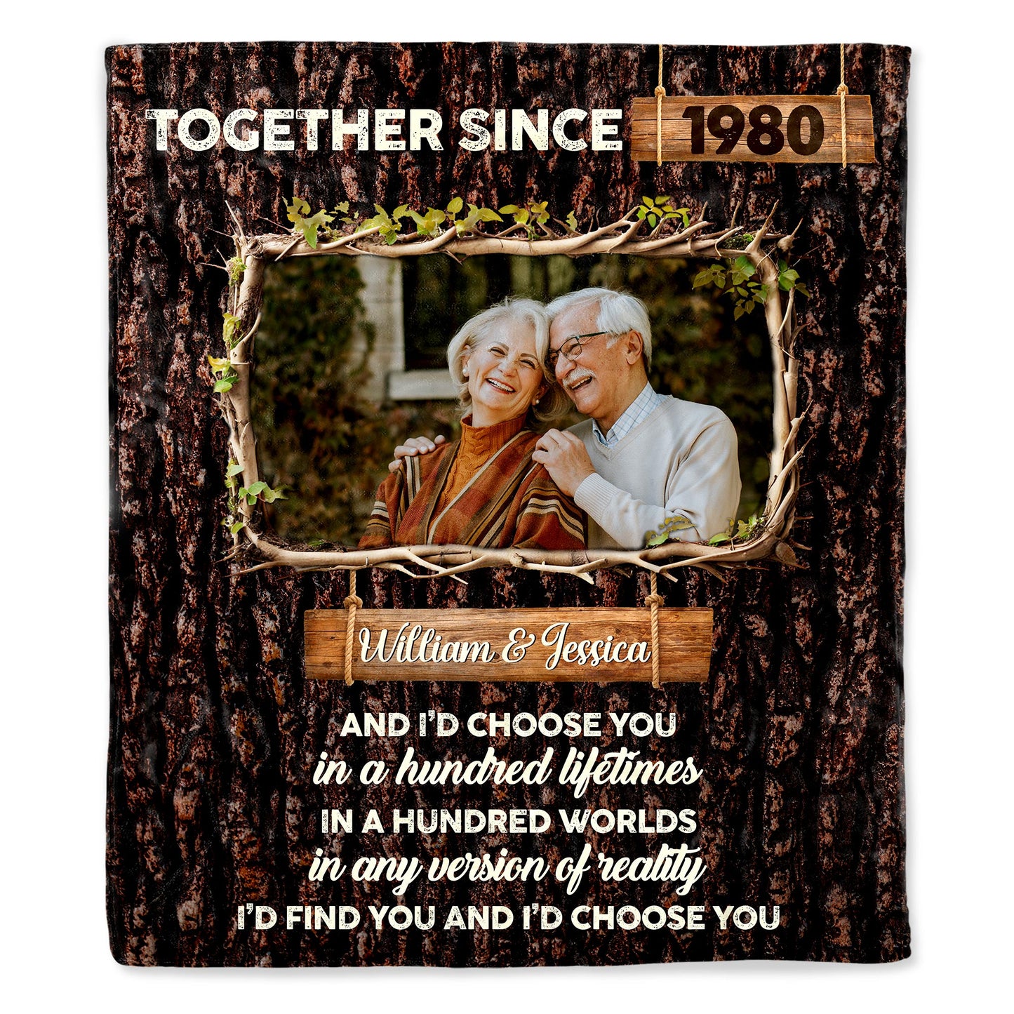 Choose You In a Hundred Lifetimes Anniversary Love Quote