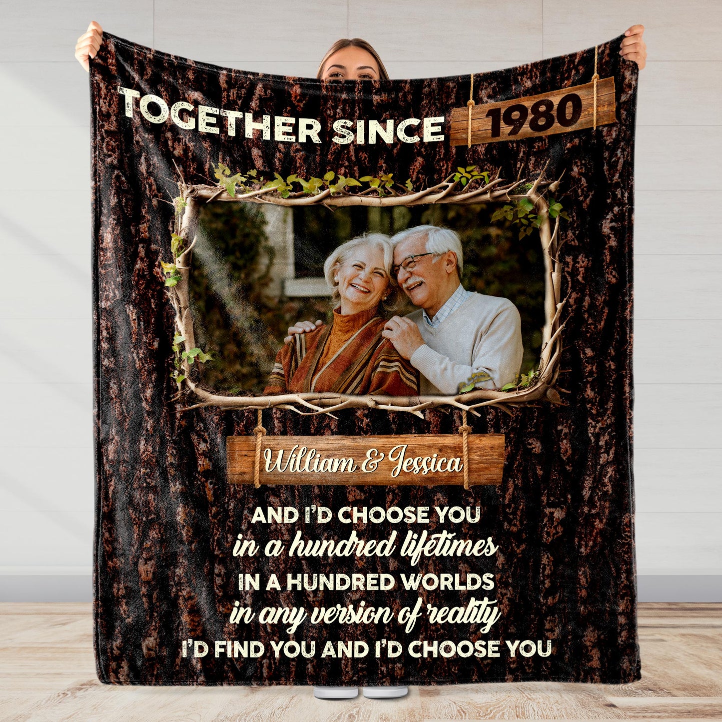 Choose You In a Hundred Lifetimes Anniversary Love Quote