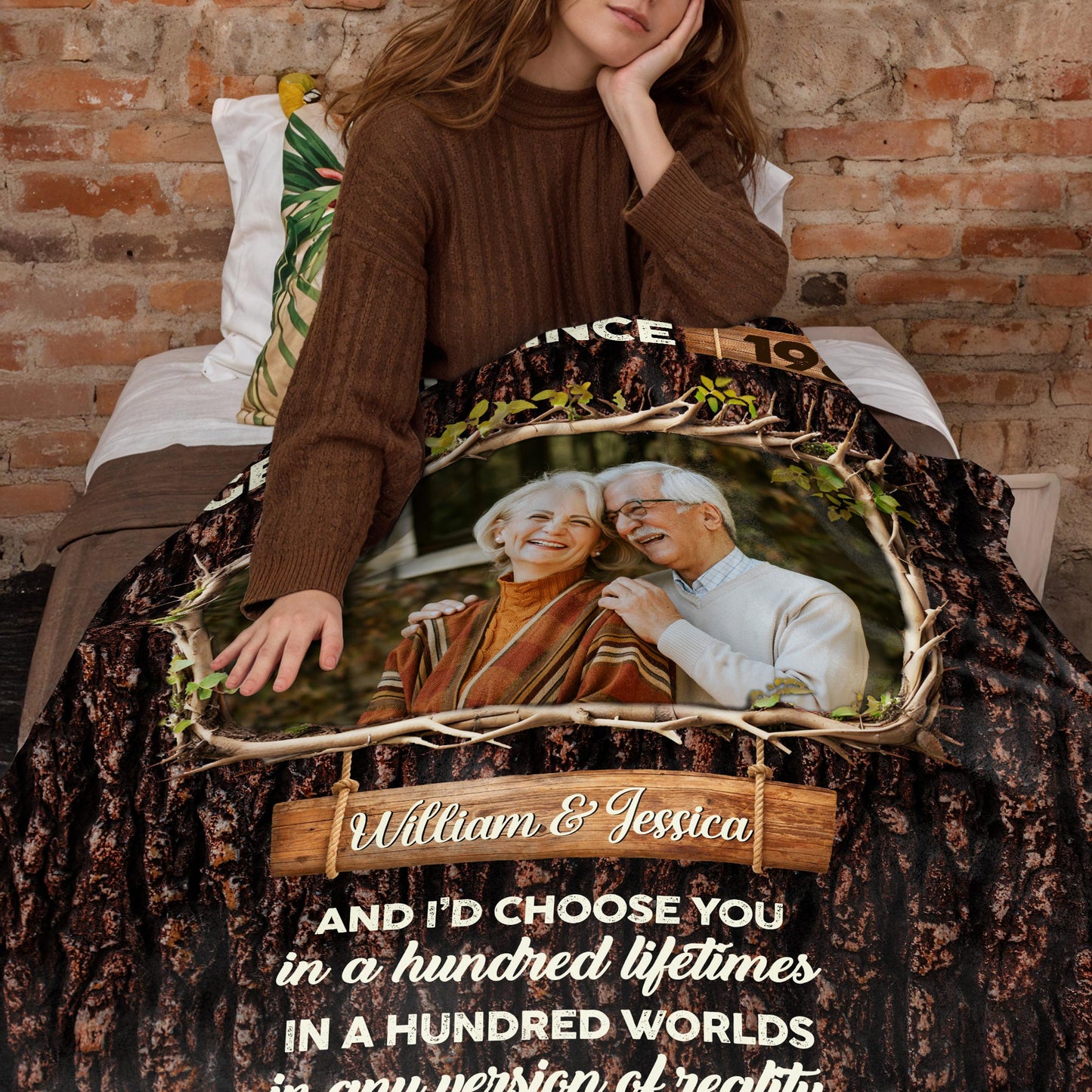 Choose You In a Hundred Lifetimes Anniversary Love Quote