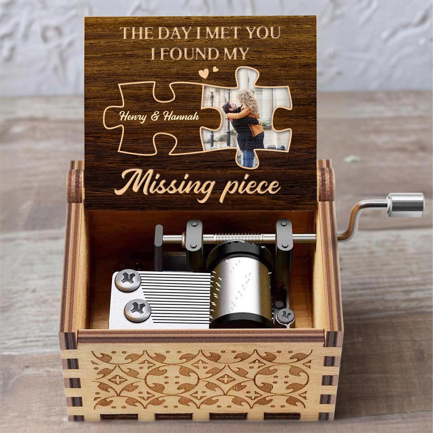 The Day I Met You I Found My Missing Piece Puzzle Photo