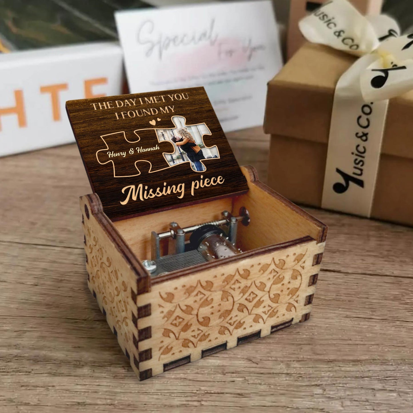 The Day I Met You I Found My Missing Piece Puzzle Photo