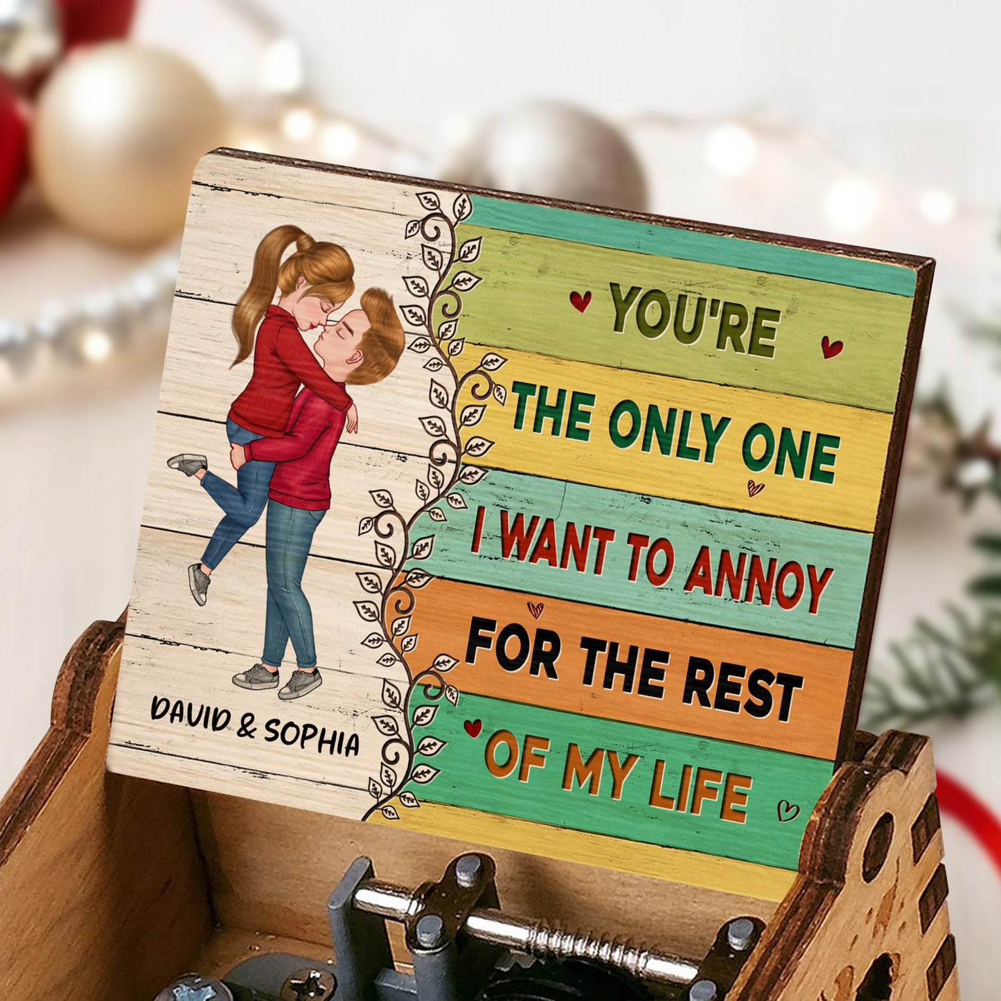 You're The Only One I Want To Annoy, Couple Embracing Love
