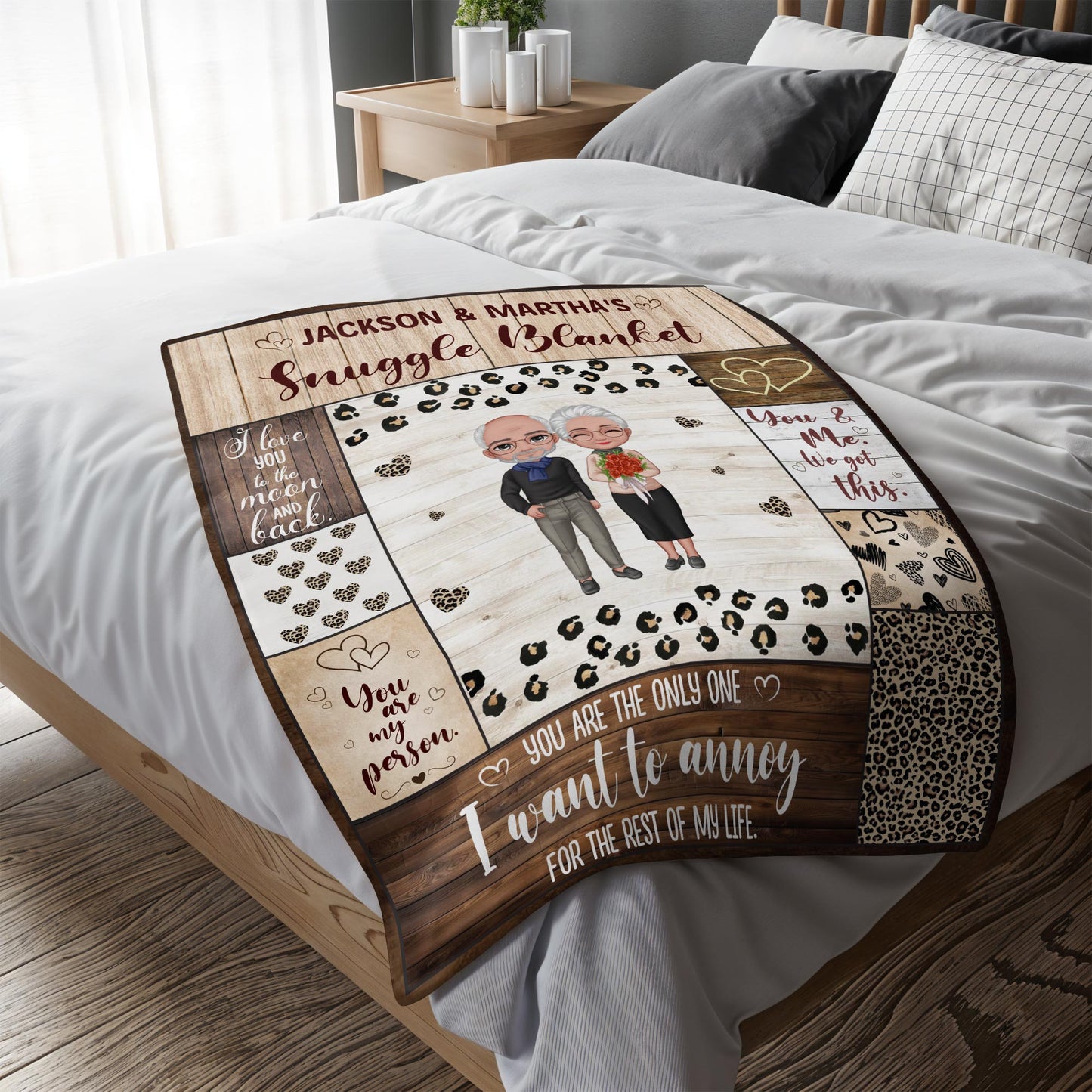 You Are The Only One I Want To Annoy, Couples Love Blanket