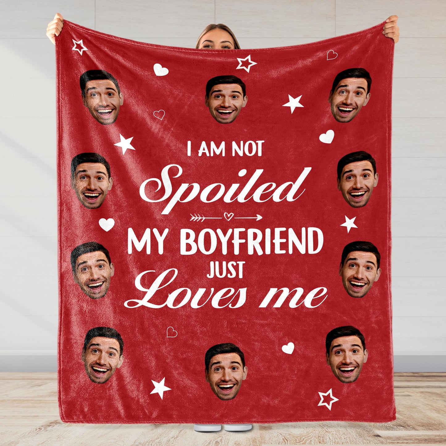 I Am Not Spoiled, My Boyfriend Just Loves Me, Faces With Hearts And Stars