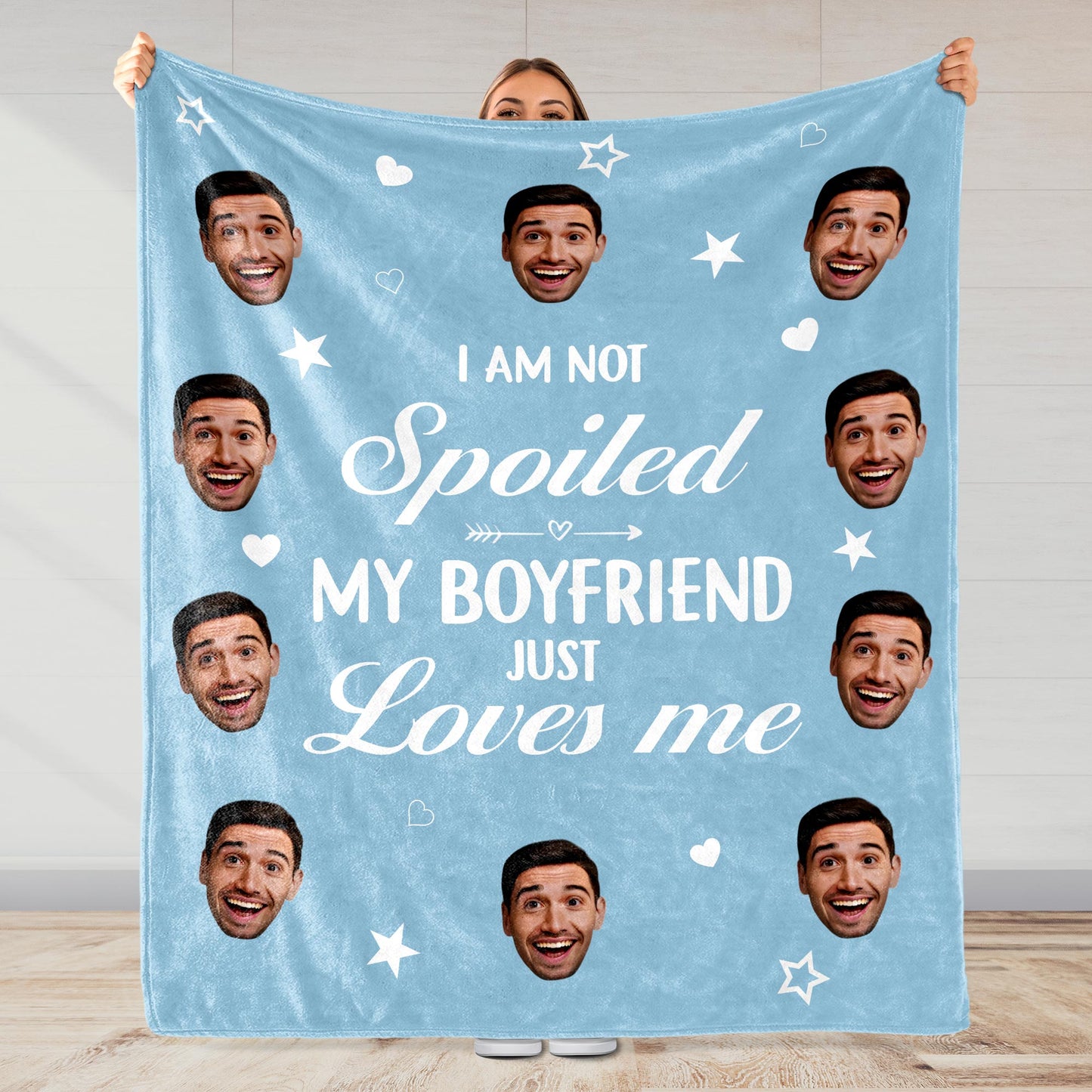 I Am Not Spoiled, My Boyfriend Just Loves Me, Faces With Hearts And Stars