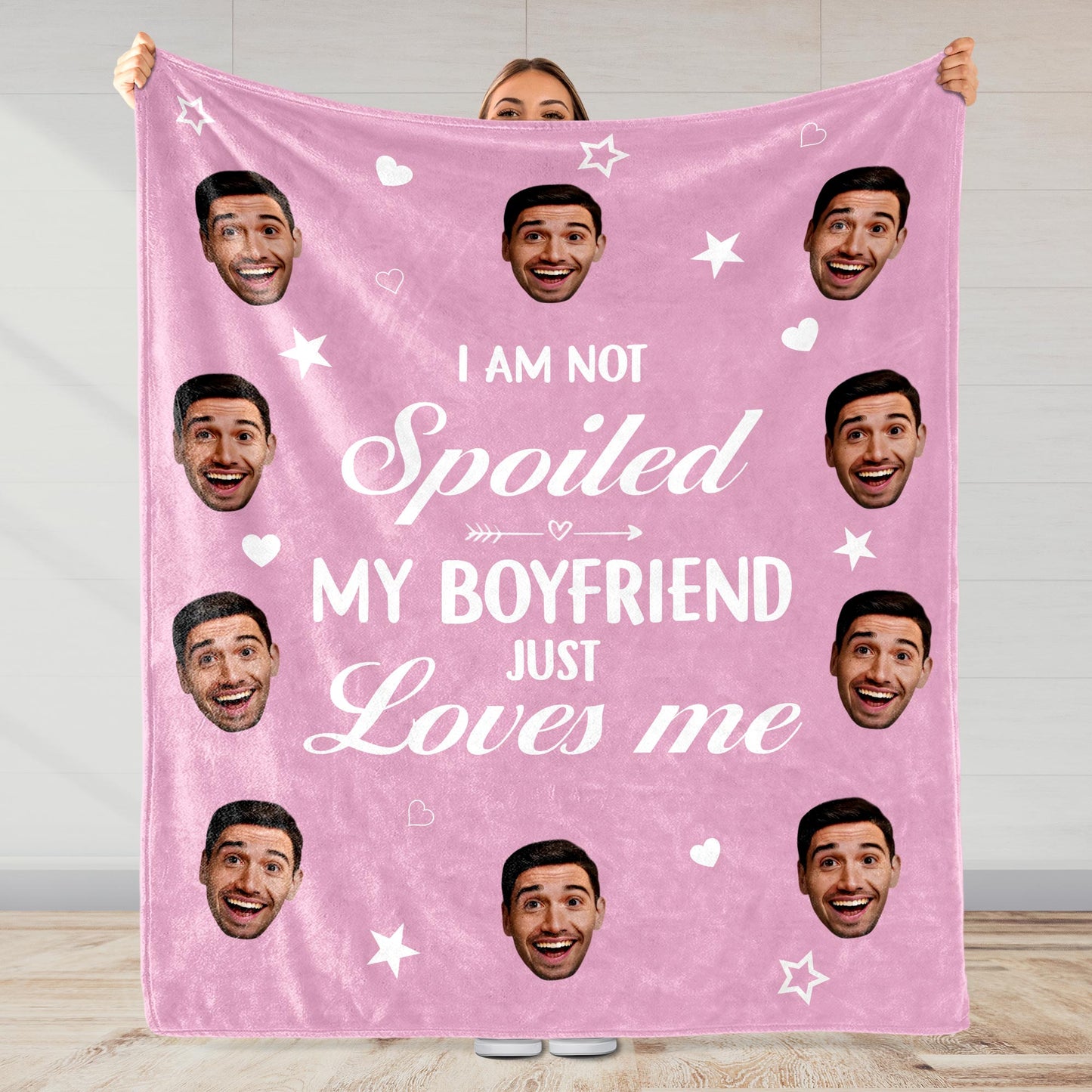 I Am Not Spoiled, My Boyfriend Just Loves Me, Faces With Hearts And Stars