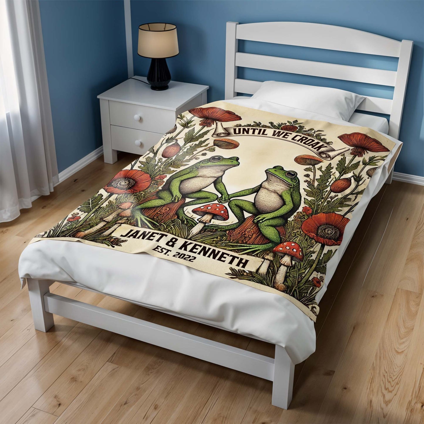 Until We Croak, Frogs and Flowers Artwork