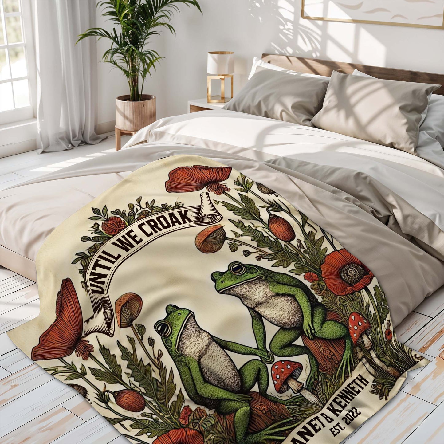 Until We Croak, Frogs and Flowers Artwork