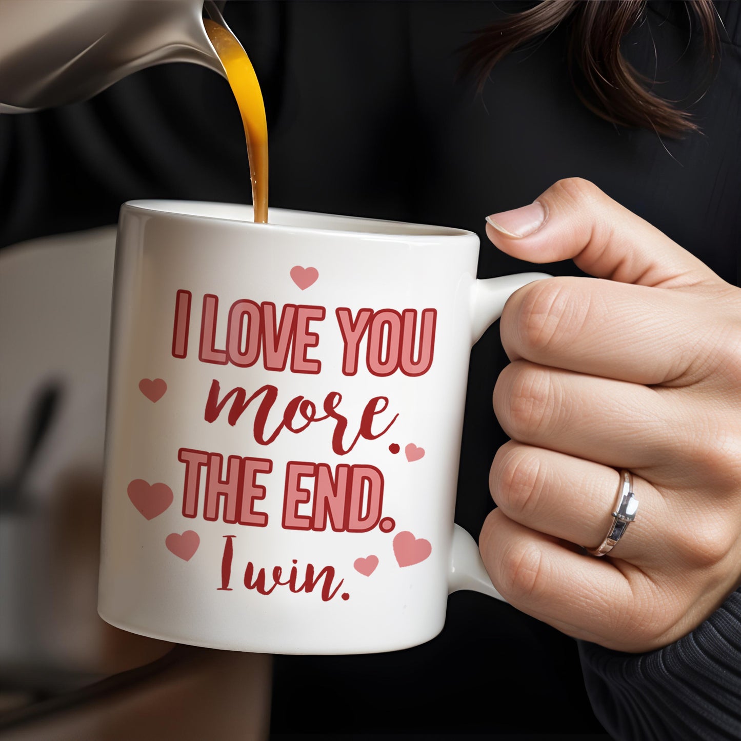 You Are My Person, I Love You More Couple Mug