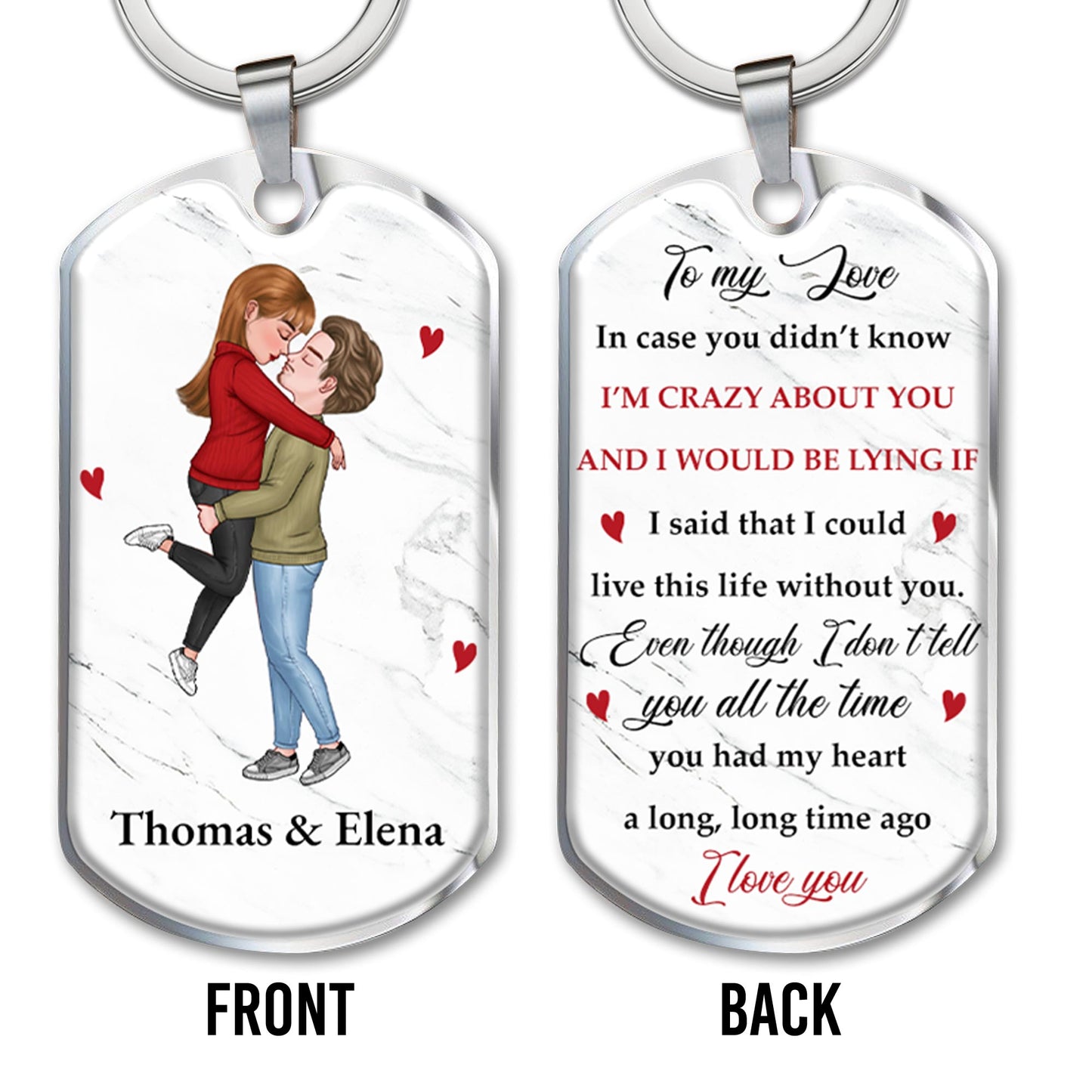 I'm Crazy About You, Love You Forever Couple Design