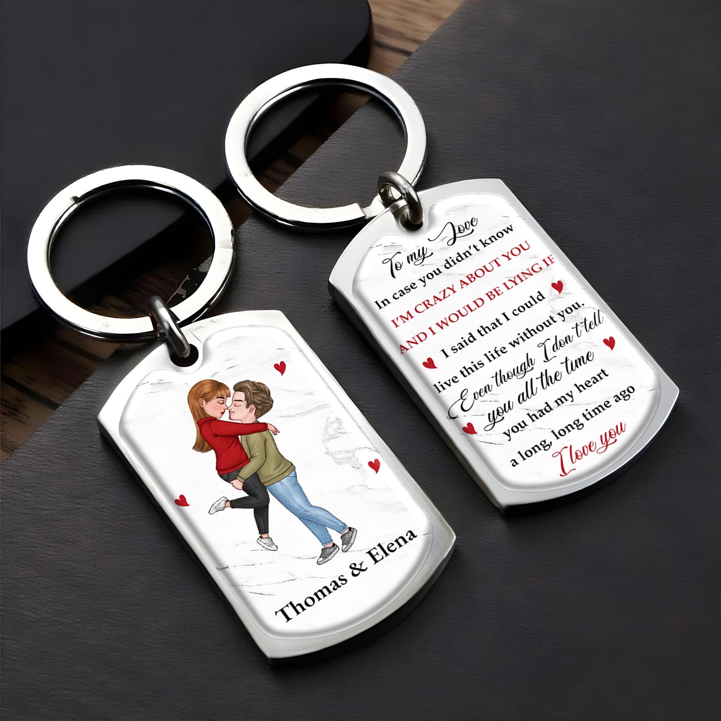 I'm Crazy About You, Love You Forever Couple Design