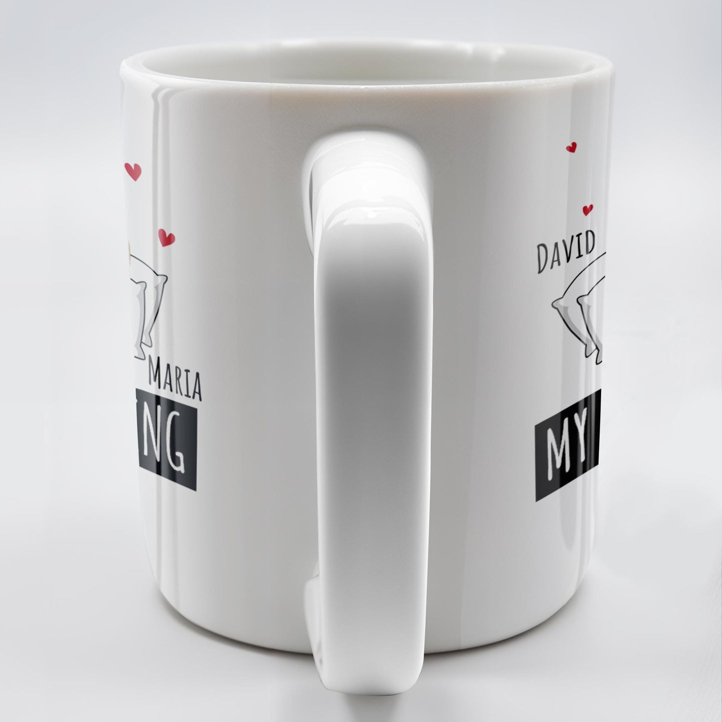 My Favorite Thing Romantic Cartoon Couple Mug