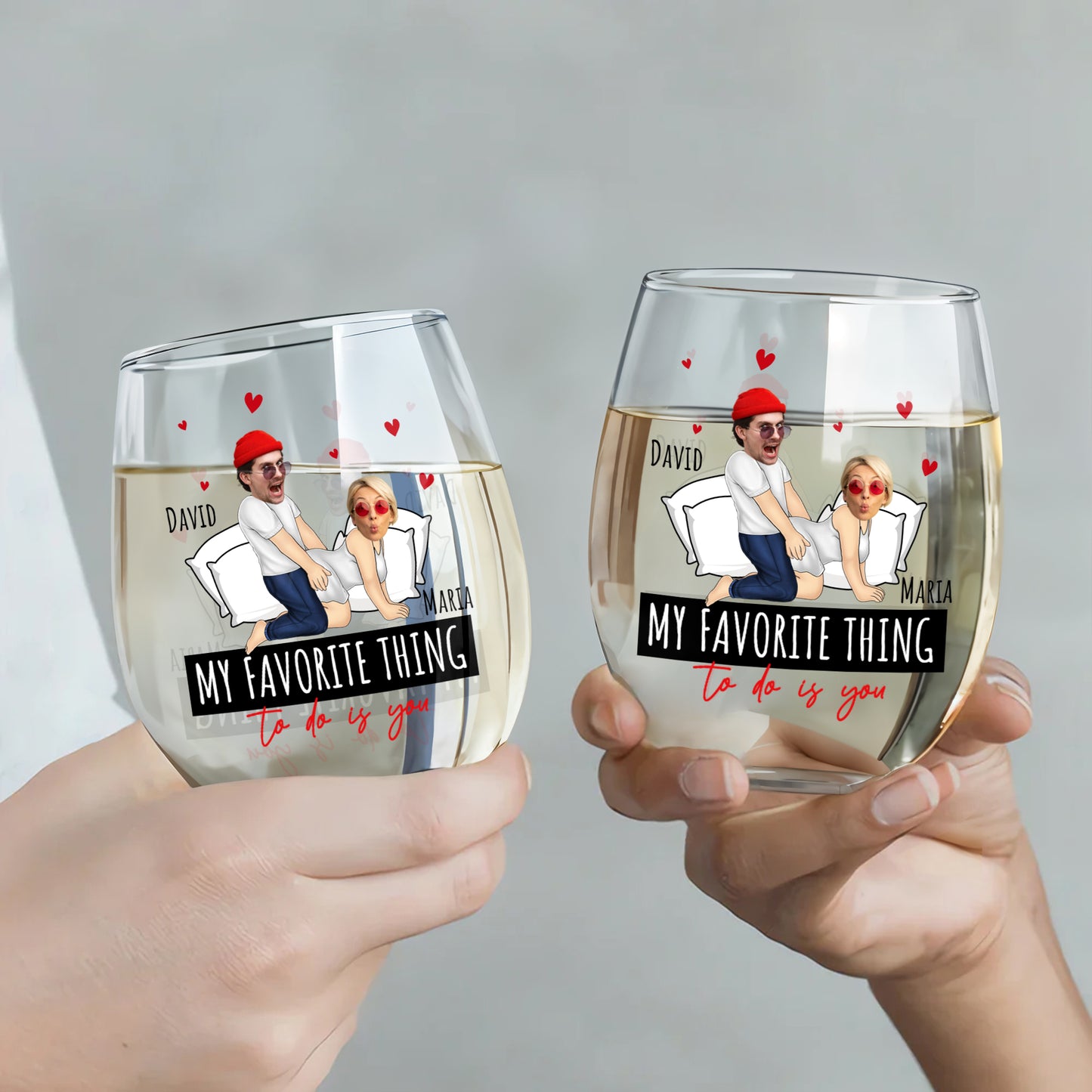 My Favorite Thing To Do Is You Romantic Couple Design