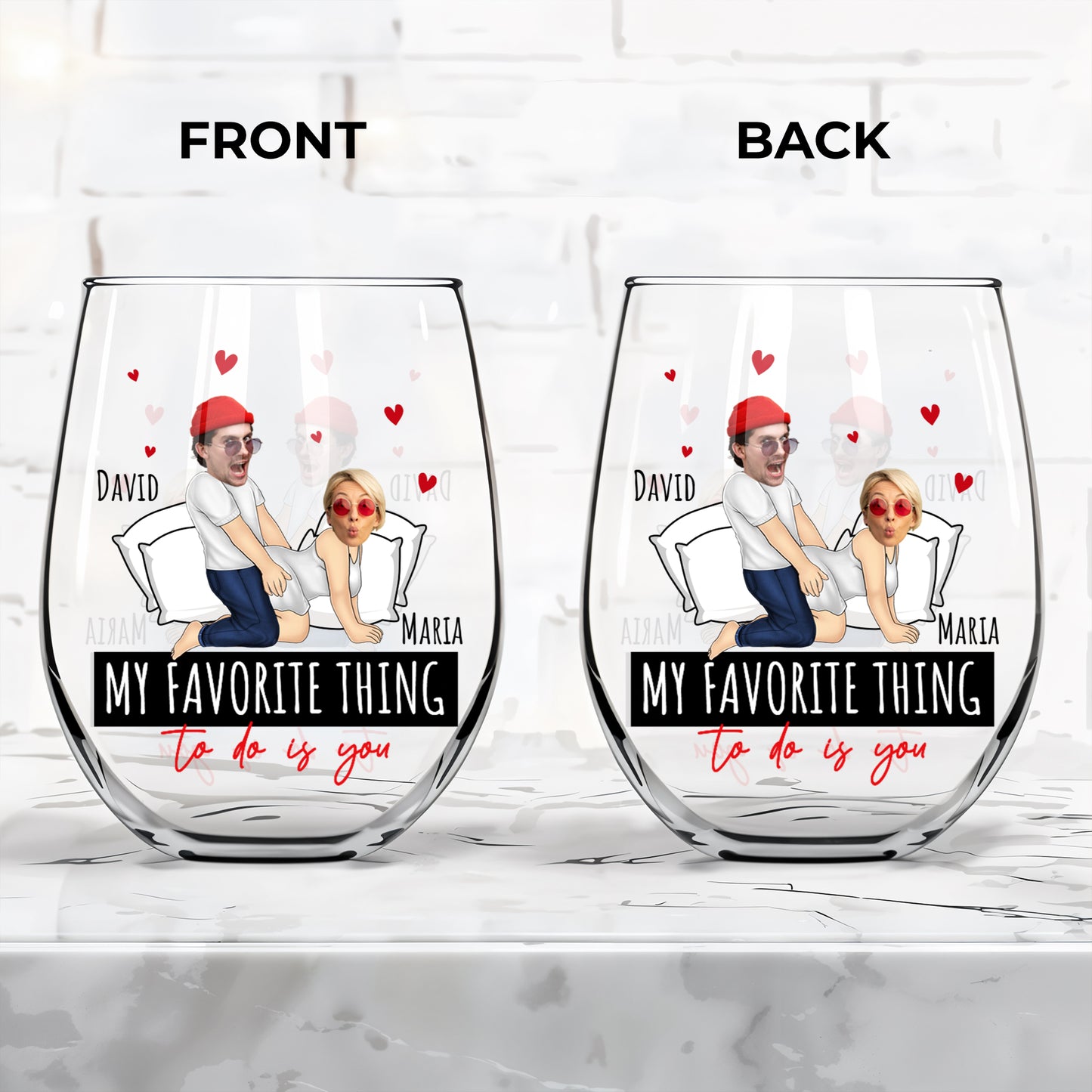 My Favorite Thing To Do Is You Romantic Couple Design