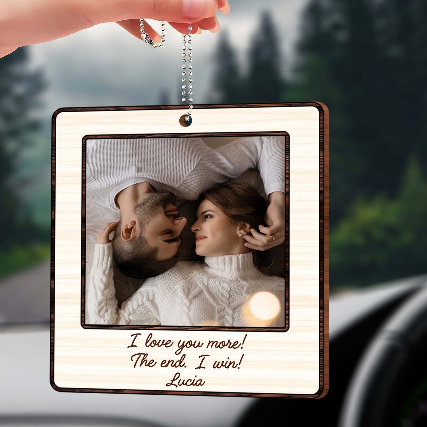 I Love You More The End I Win Romantic Couple Ornament
