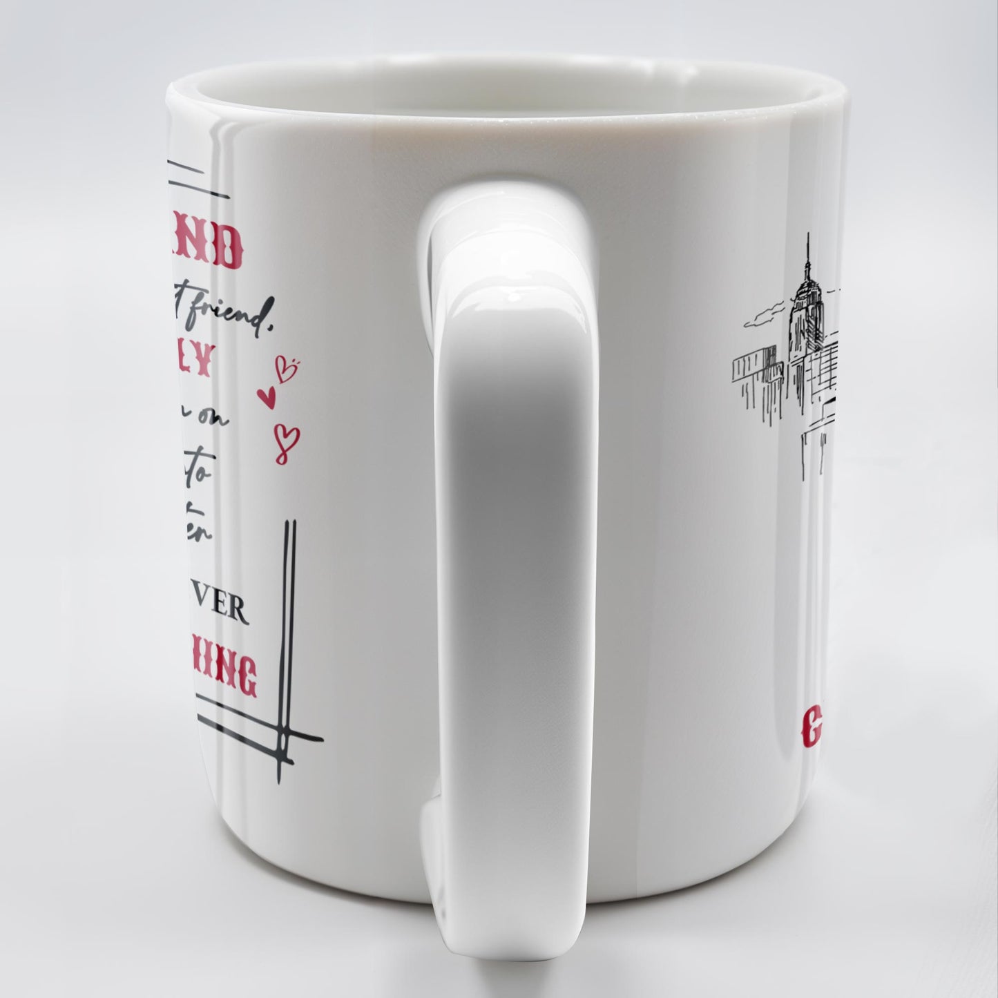 To My Husband You Are My Everything, Romantic Skyline and Couple Design