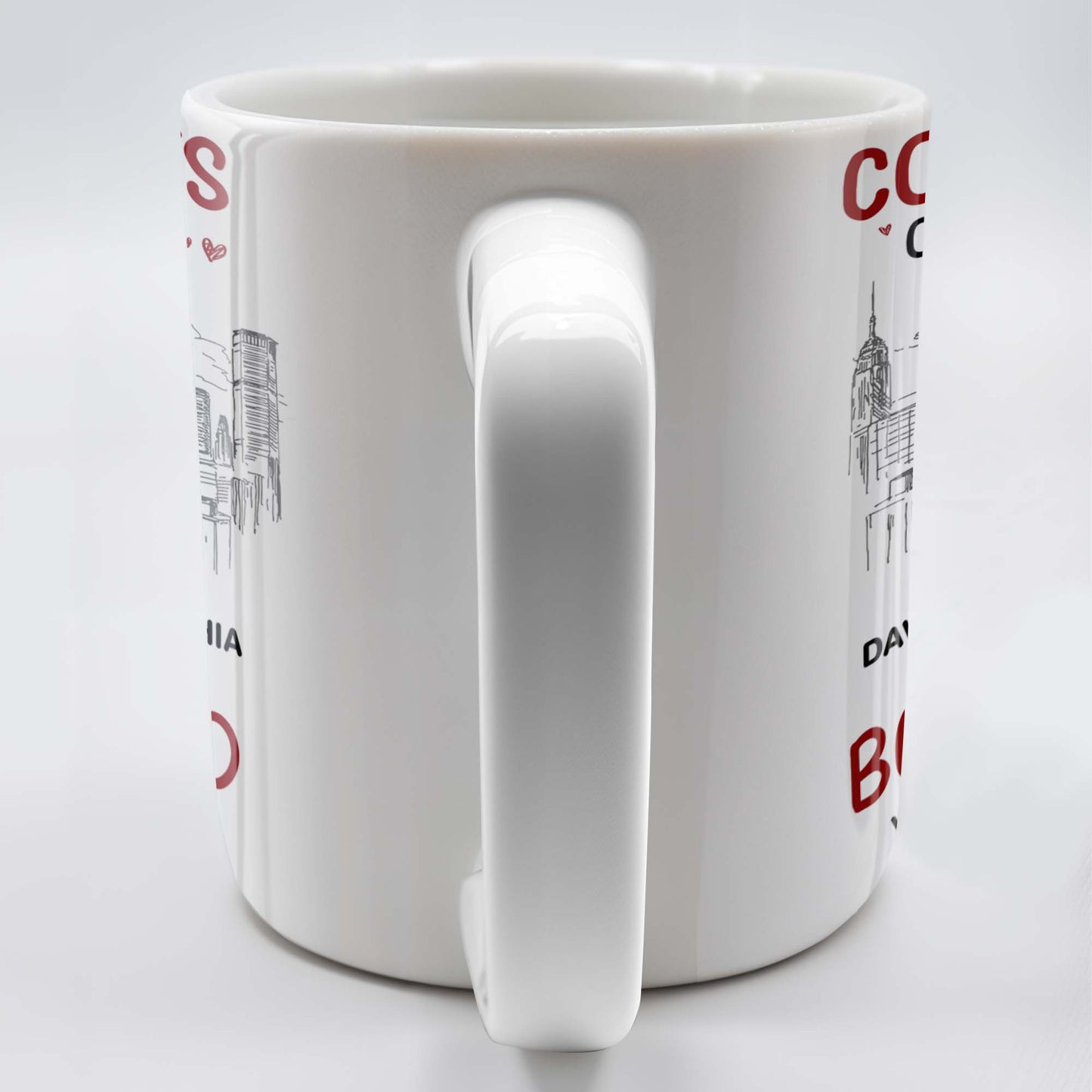 Congrats On Being My Boyfriend City Skyline Mug