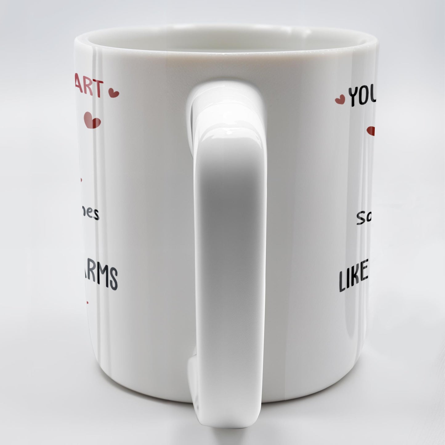 Warm My Heart Coffee Warms My Hands Mug