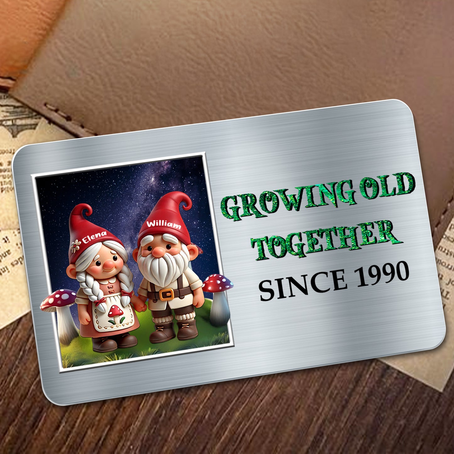 Growing Old Together Gnome Couple Design