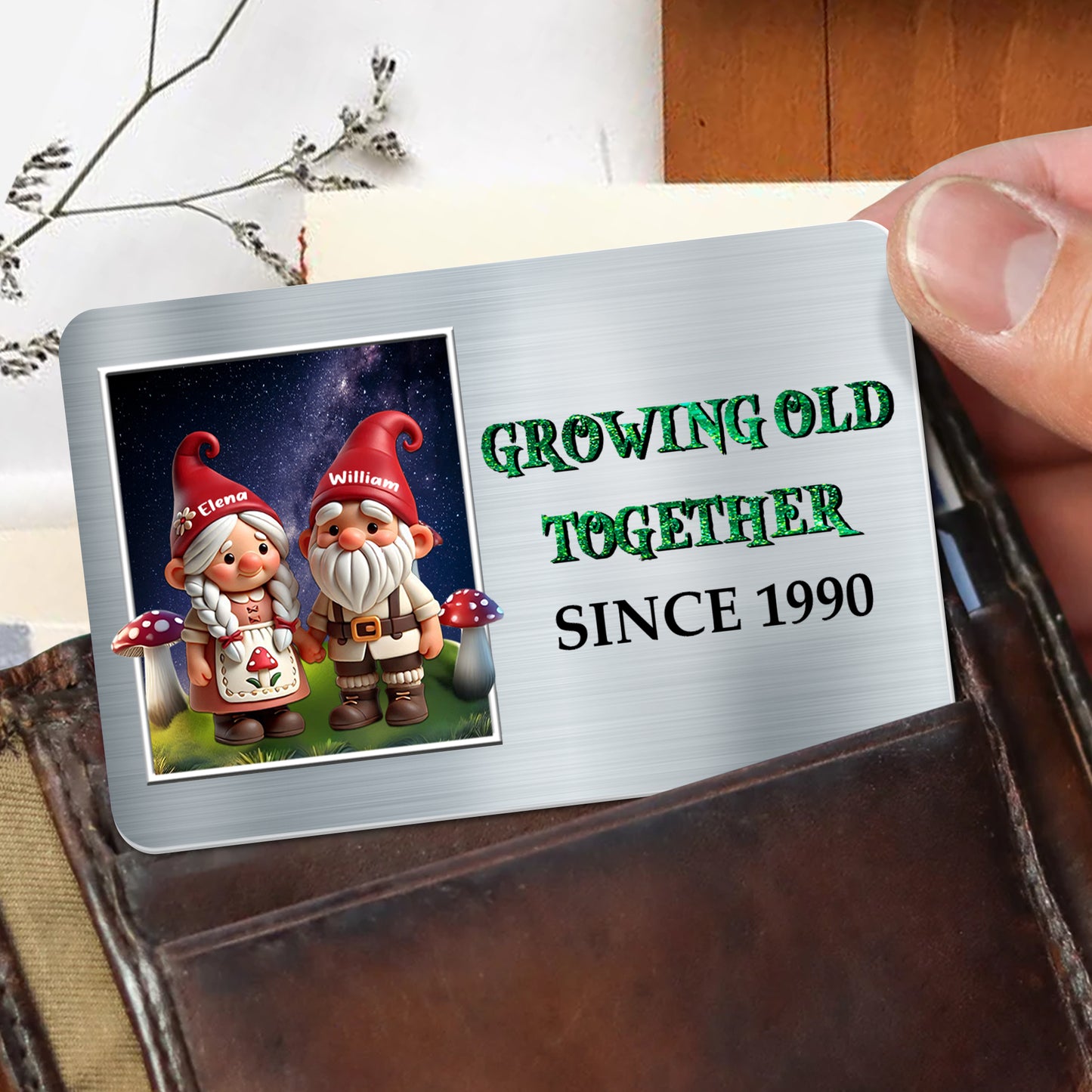 Growing Old Together Gnome Couple Design