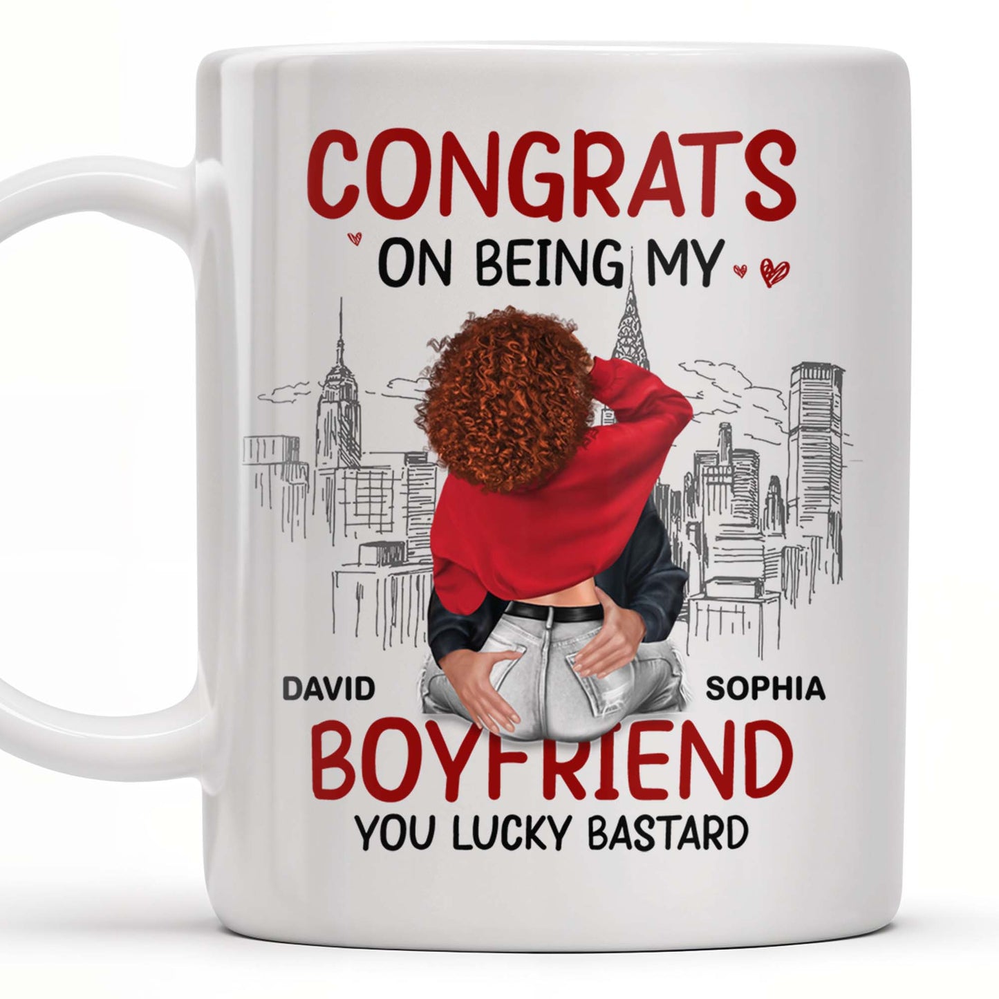 Congrats On Being My Boyfriend Cityscape Design