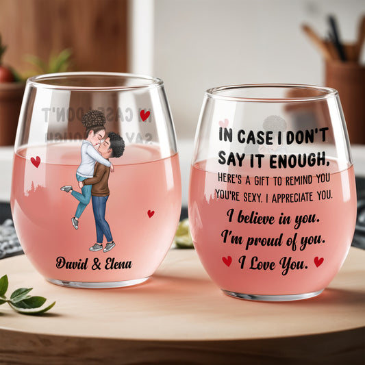 Loving Reminder For Partner Featuring Hearts And Couple