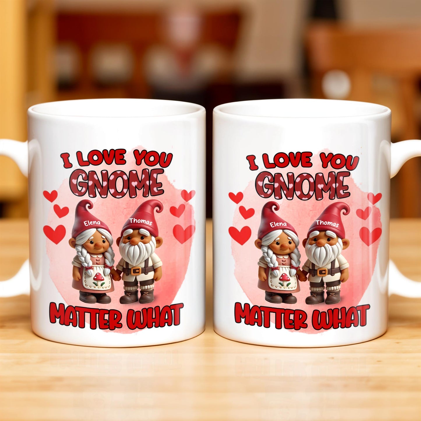 I Love You Gnome Matter What Cute Couple Gnomes