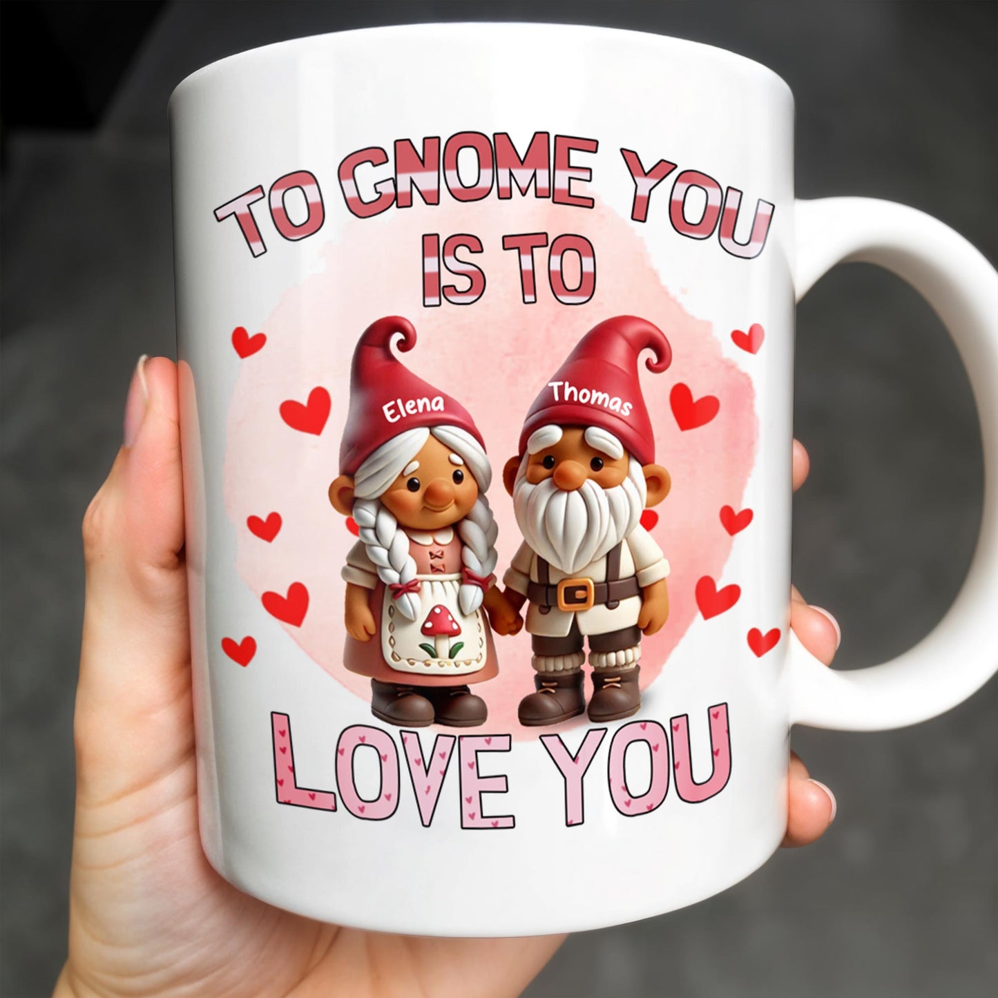 To Gnome You Is To Love You With Cute Gnomes